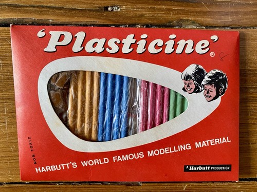Vintage plasticine pack and - pack,