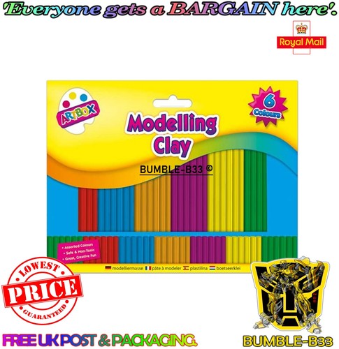 6pk modelling clay - 6pk,