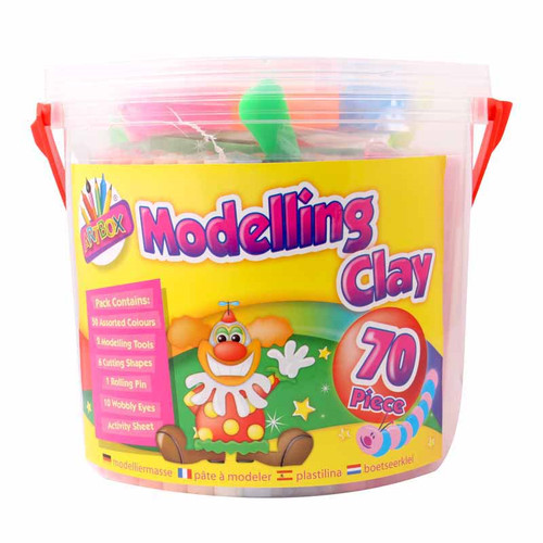 70pcs colours modelling clay - 70pcs,