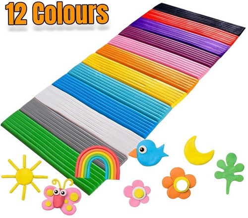 Colours modelling clay - 12,