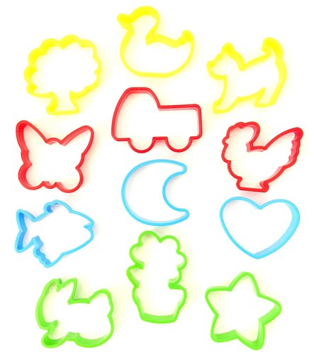 Dough doh cutters - 12,