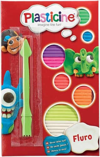 Brand new plasticine fluro - new,