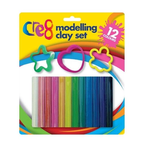 Colours modelling clay - 12,