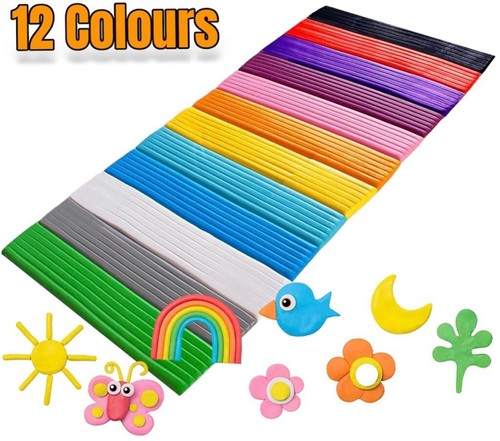 Colours modelling clay - 12,