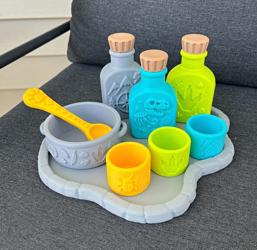 Dino pretend play - pretend, potion