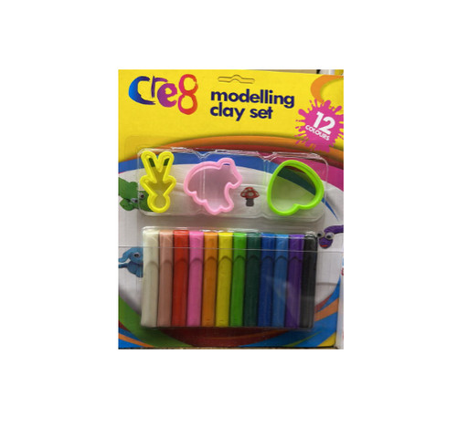 Colours modelling clay - 12,