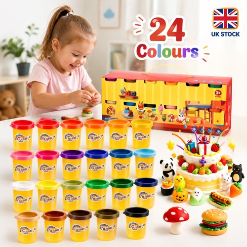 Colours modelling clay set - 24,