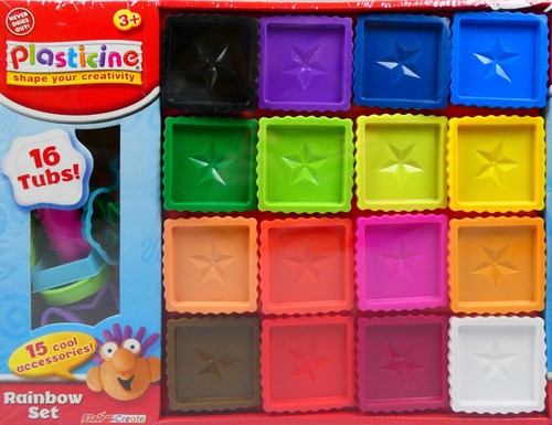 Plasticine rainbow set - rainbow,